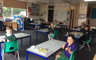 Big Smiles as Children Return to School